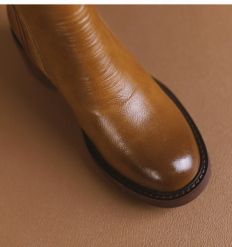 Leather Ankle Boots