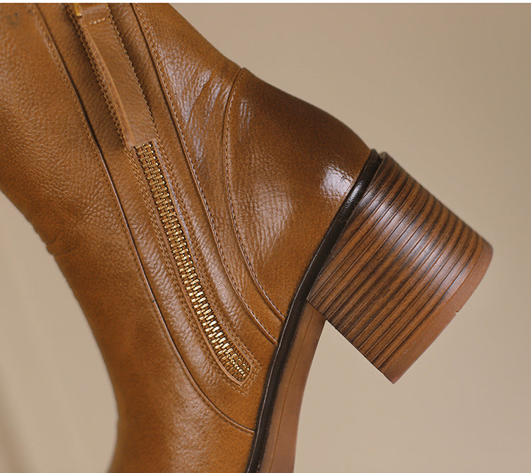 Leather Ankle Boots