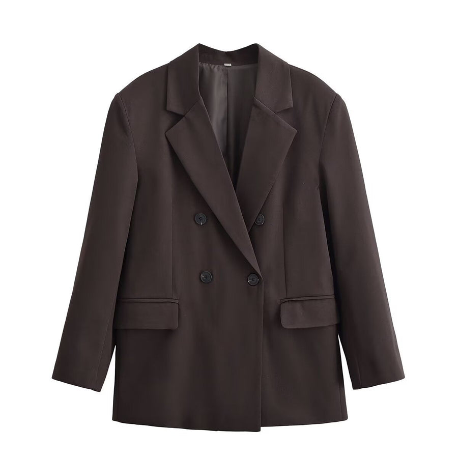 Retro Double-Breasted Blazer