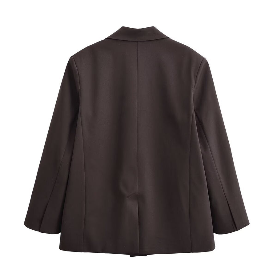 Retro Double-Breasted Blazer