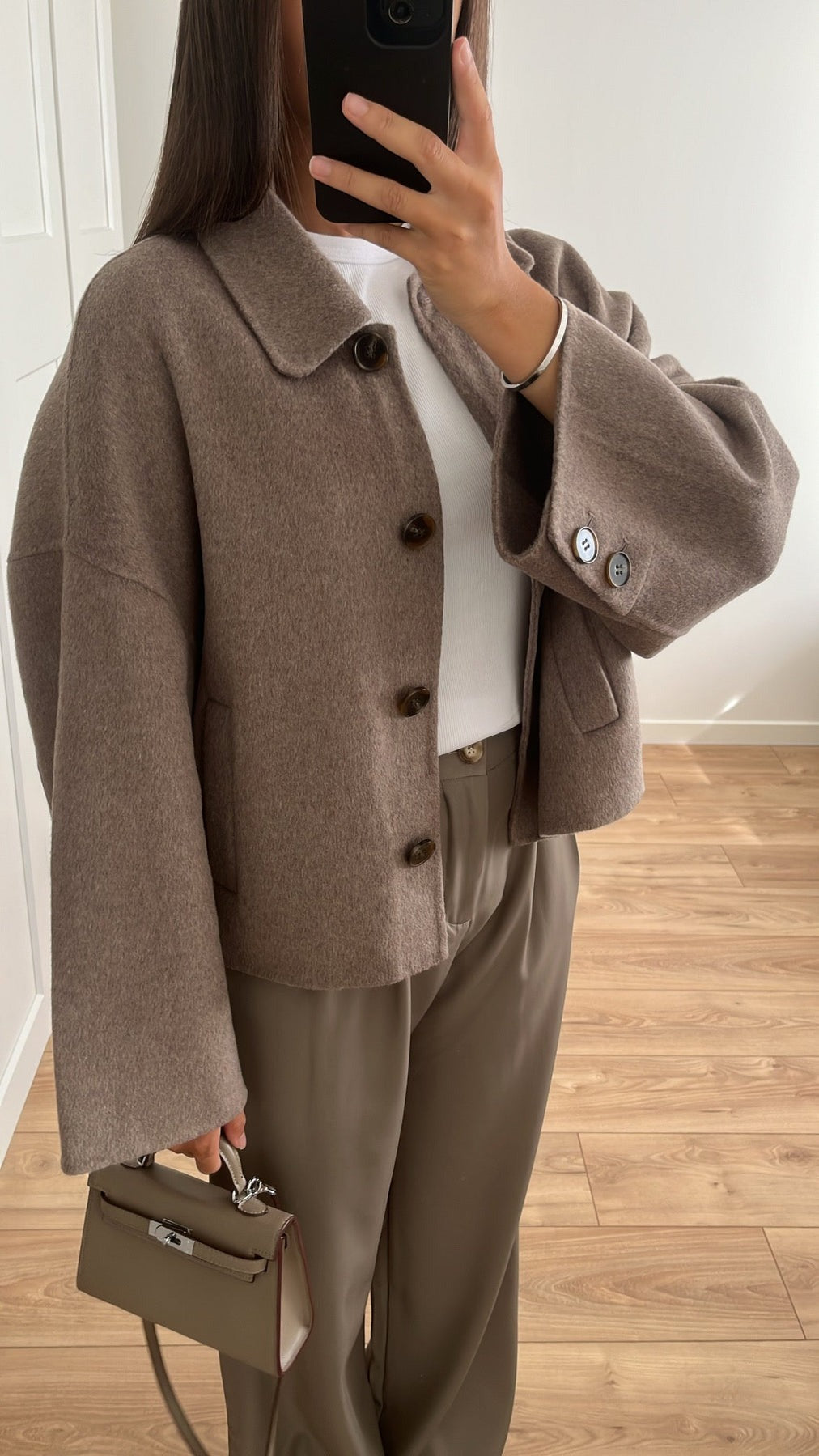 Cropped Wool Jacket