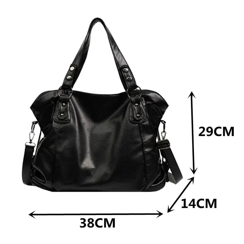 Soft Faux Leather Tote