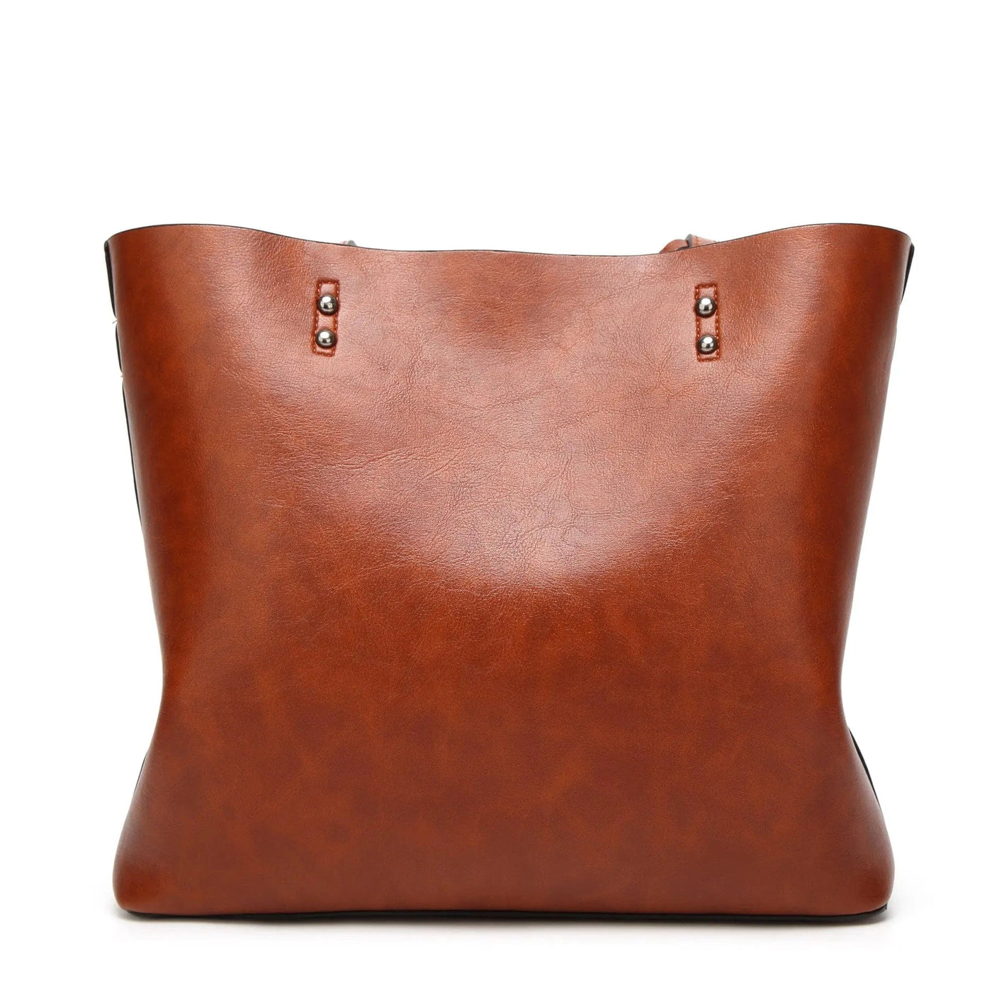 Large Faux Leather Tote