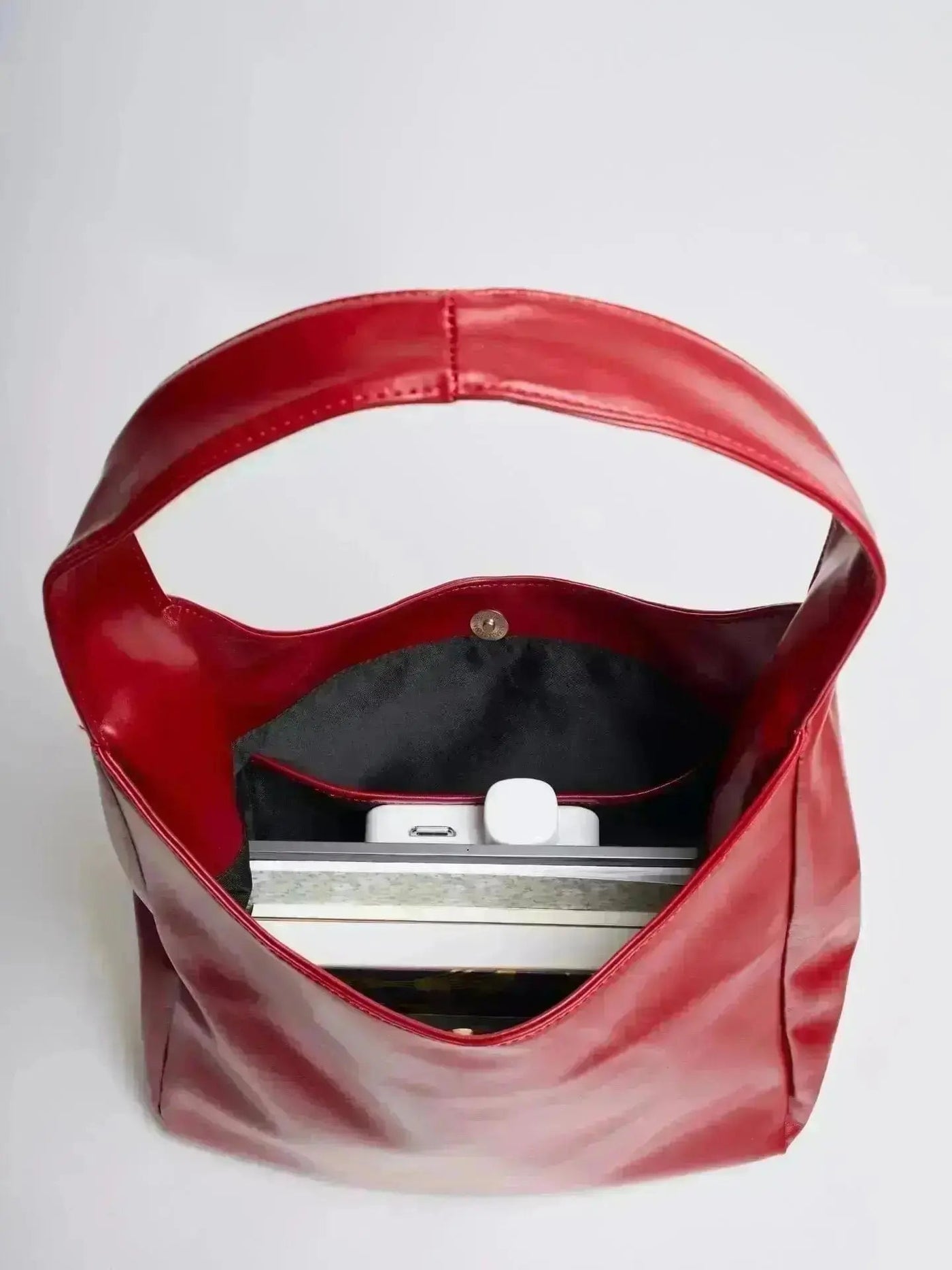 Leather Bucket Tote