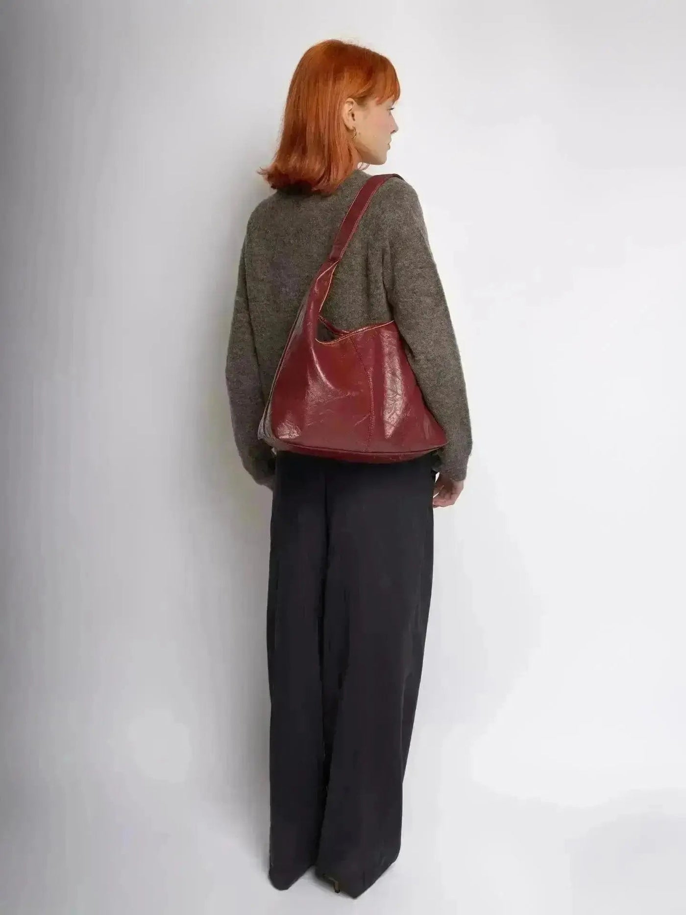Distressed Leather Tote