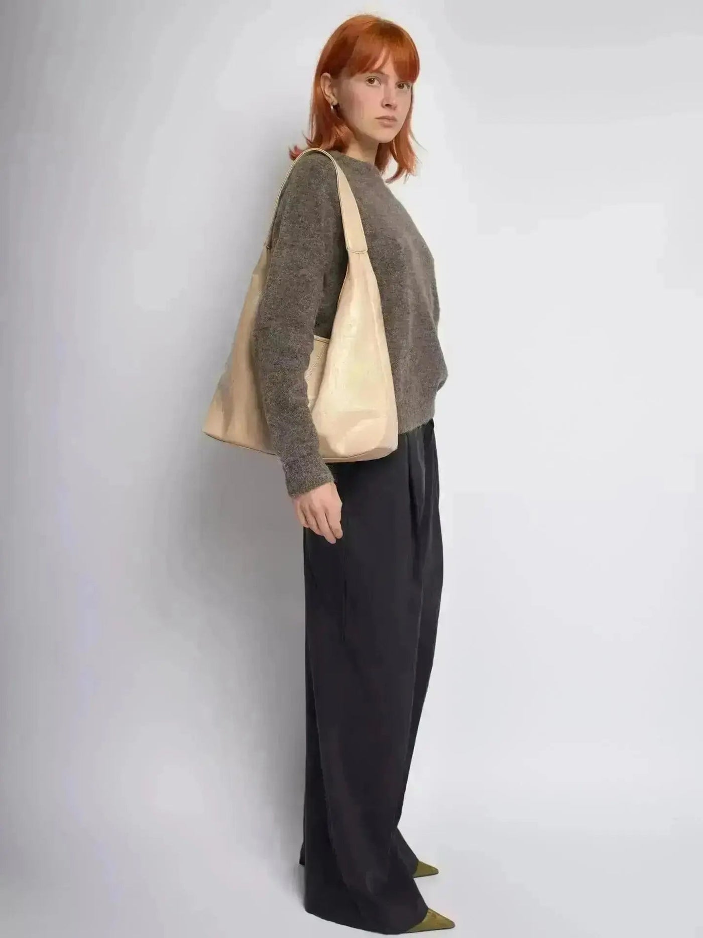 Distressed Leather Tote