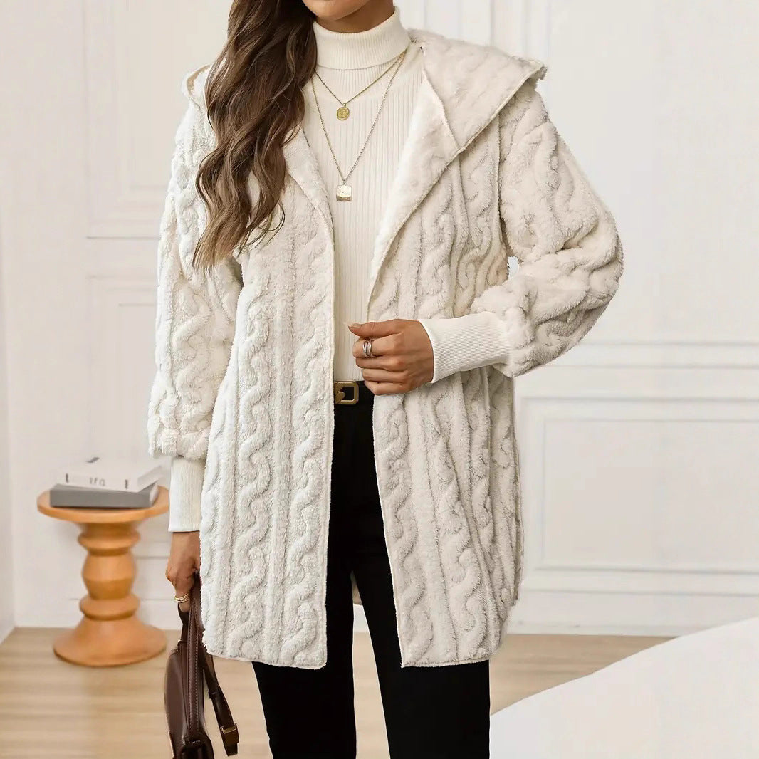 Zip-Up Longline Cardigan