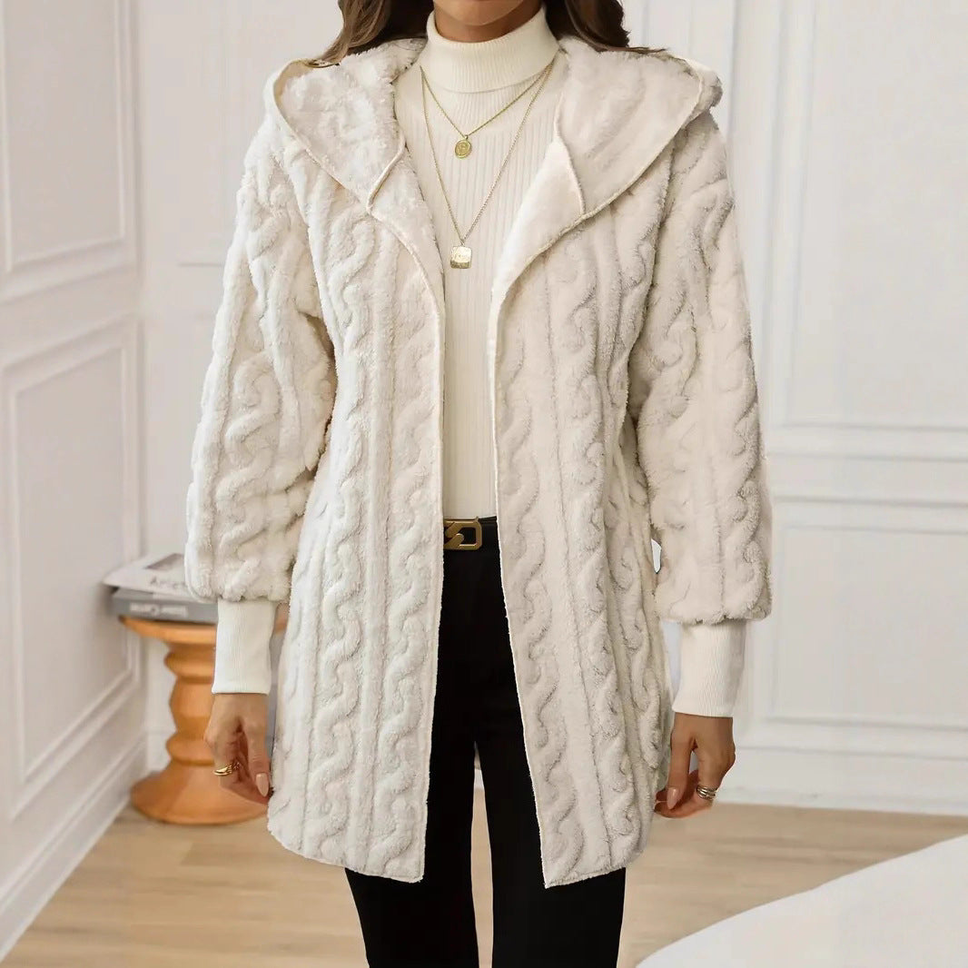 Zip-Up Longline Cardigan