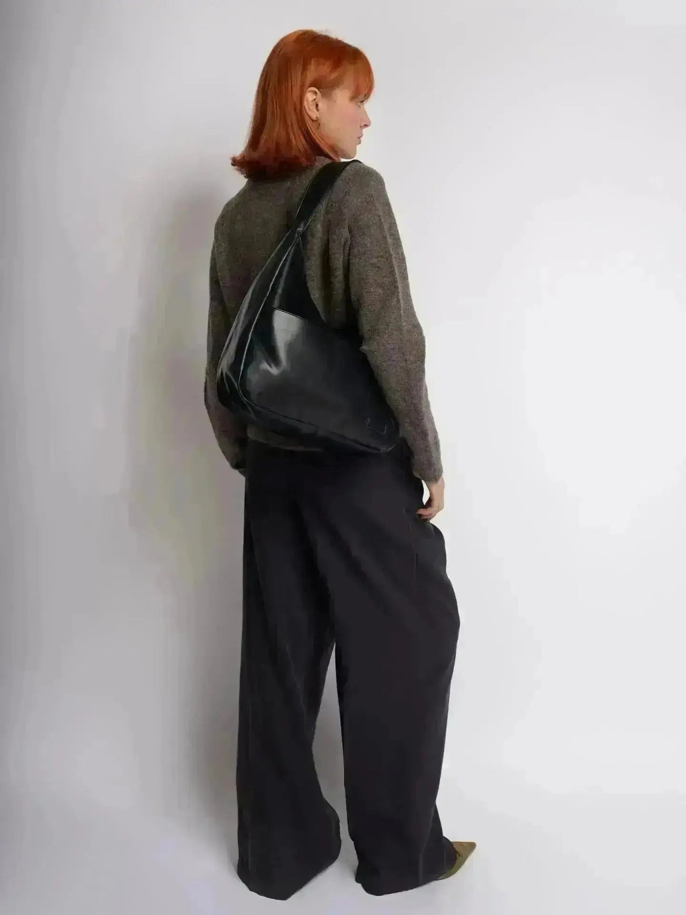 Leather Bucket Tote