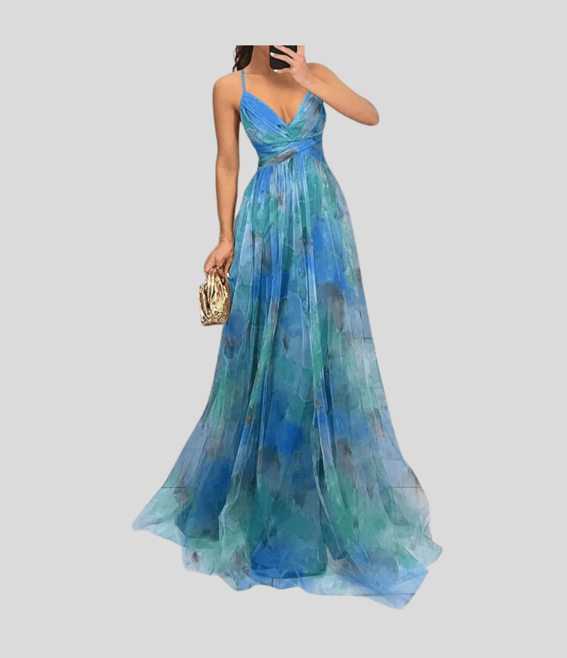 Floral Strappy Maxi Dress