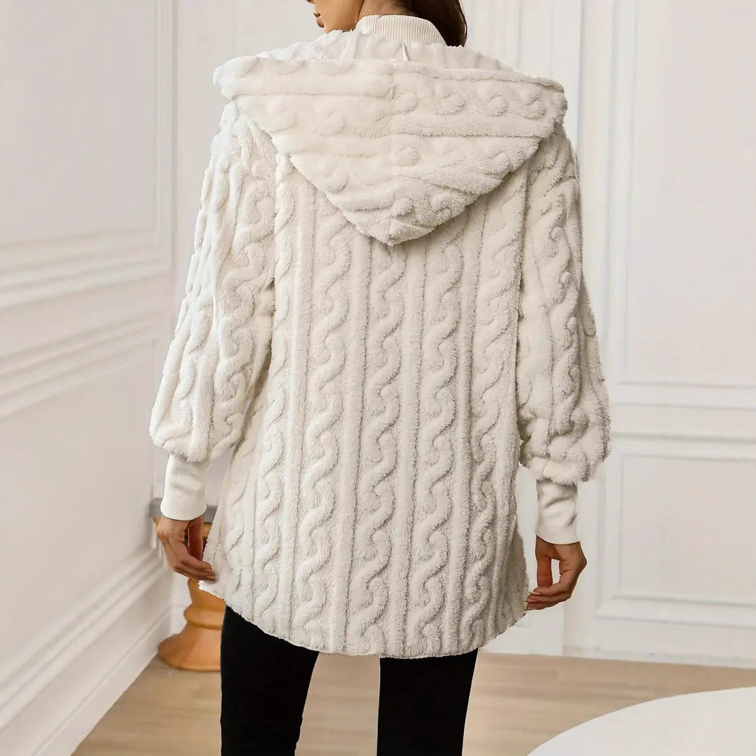 Zip-Up Longline Cardigan
