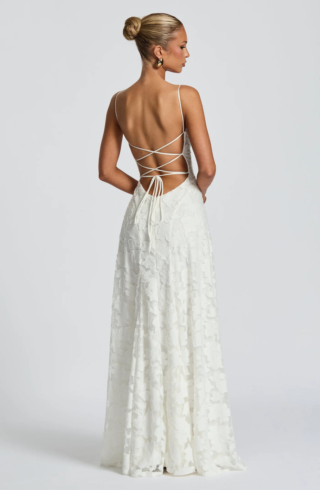 Floral Chiffon Maxi Dress