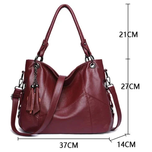 Structured Vegan Leather Handbag