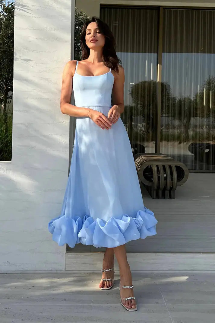 Floral Ruffle Bustier Maxi Dress