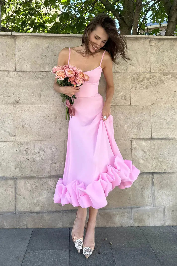 Floral Ruffle Bustier Maxi Dress
