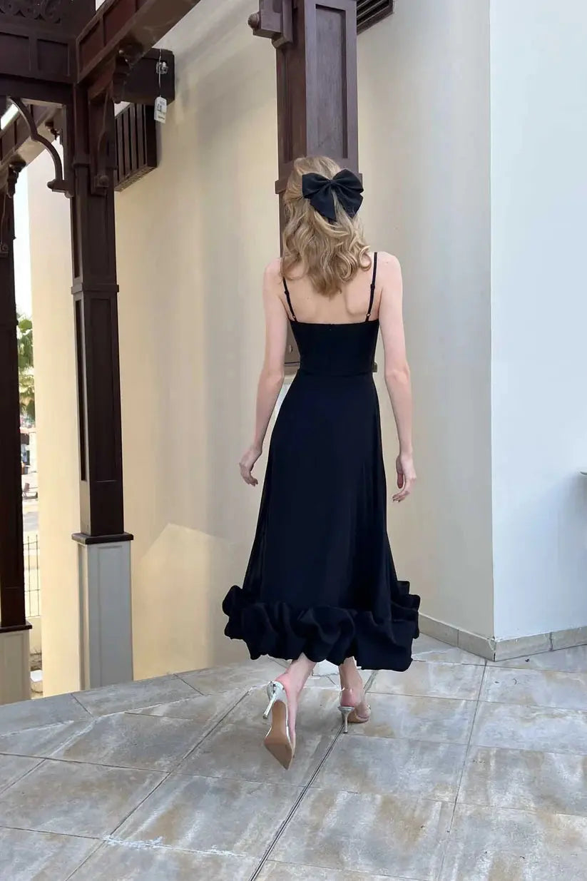 Floral Ruffle Bustier Maxi Dress
