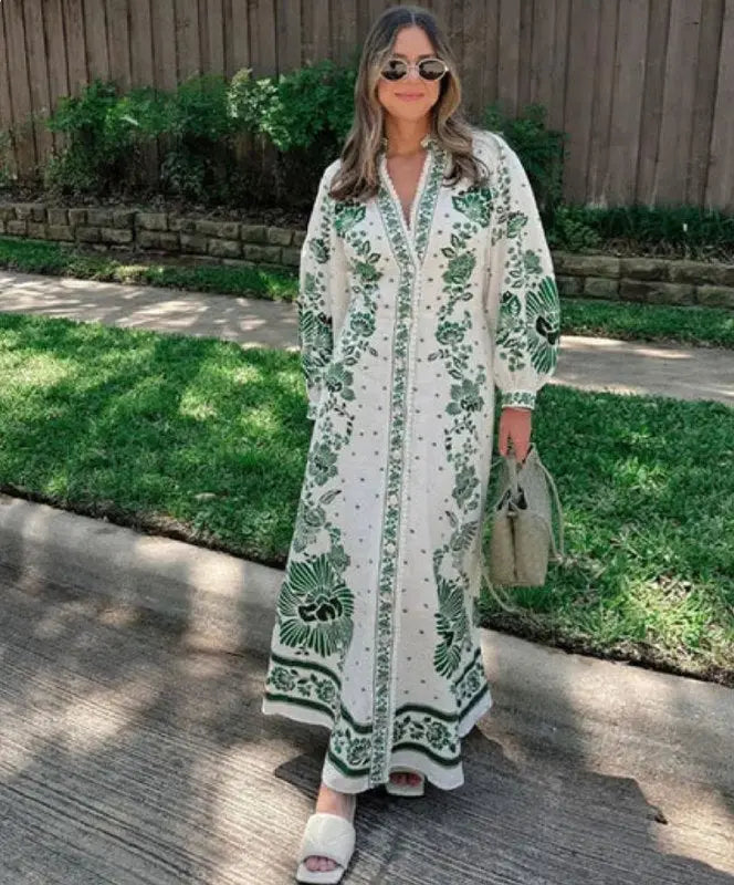 Floral Boho Maxi Dress