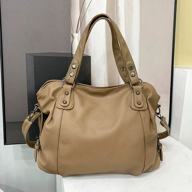 Large Multi-Pocket Tote Bag