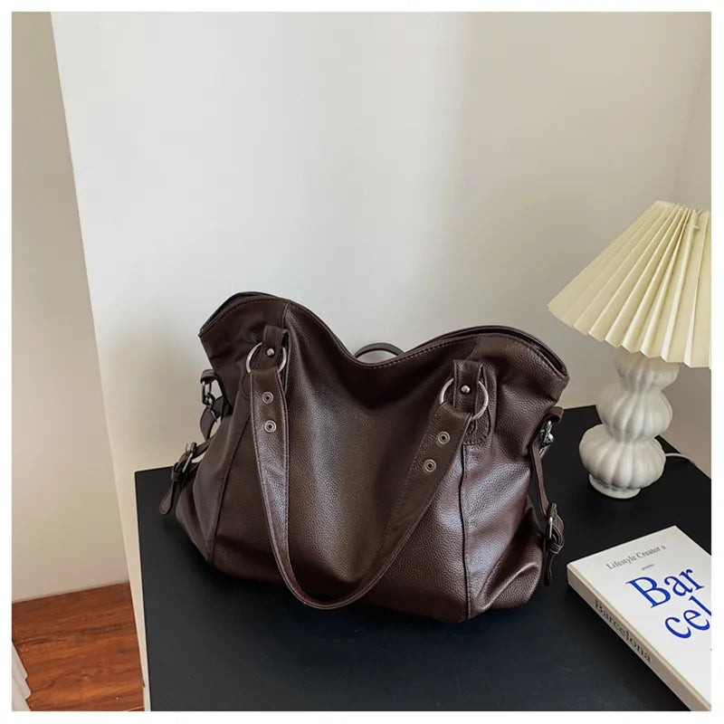 Large Multi-Pocket Tote Bag