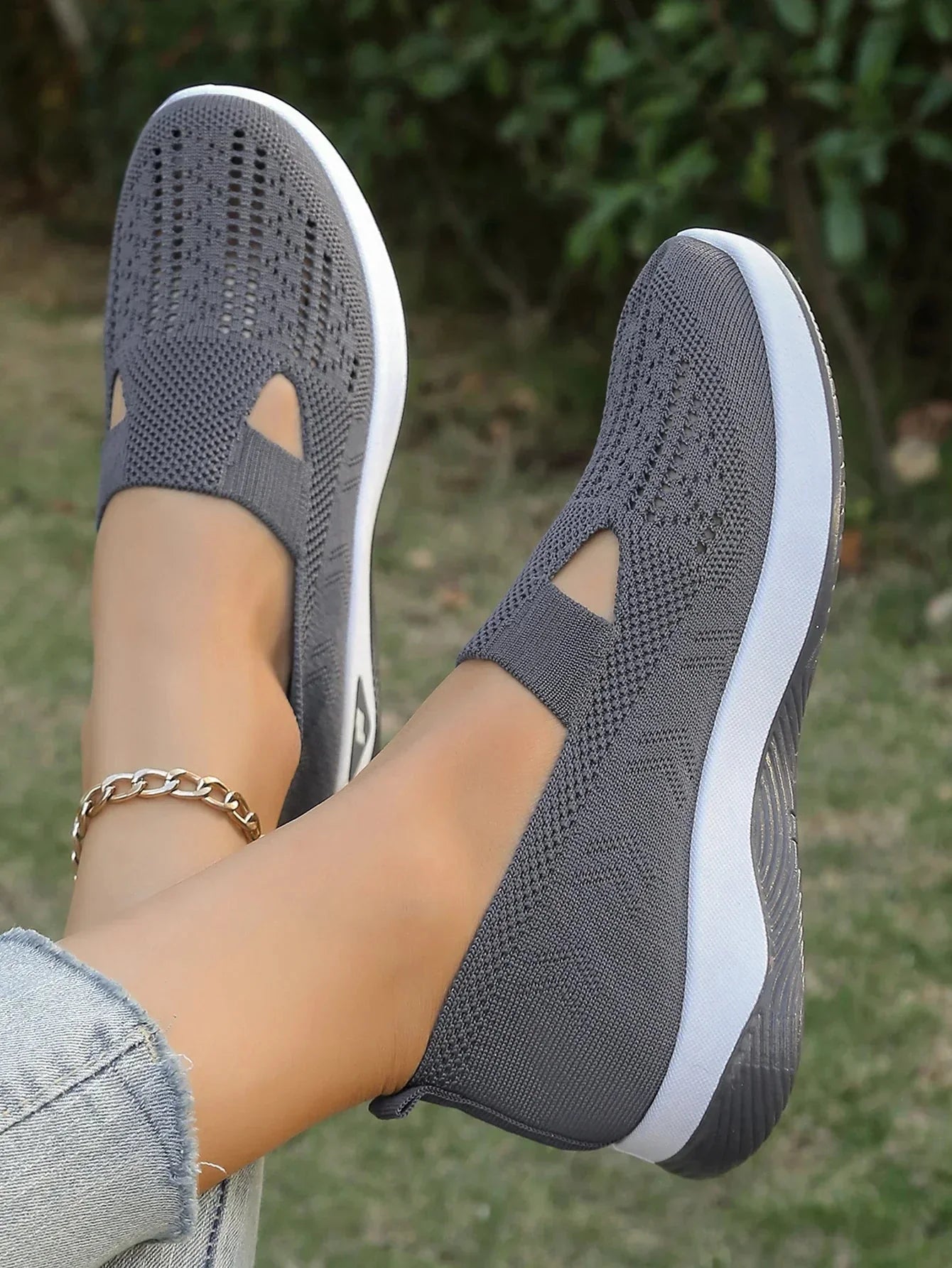 Breathable Slip-On Trainers