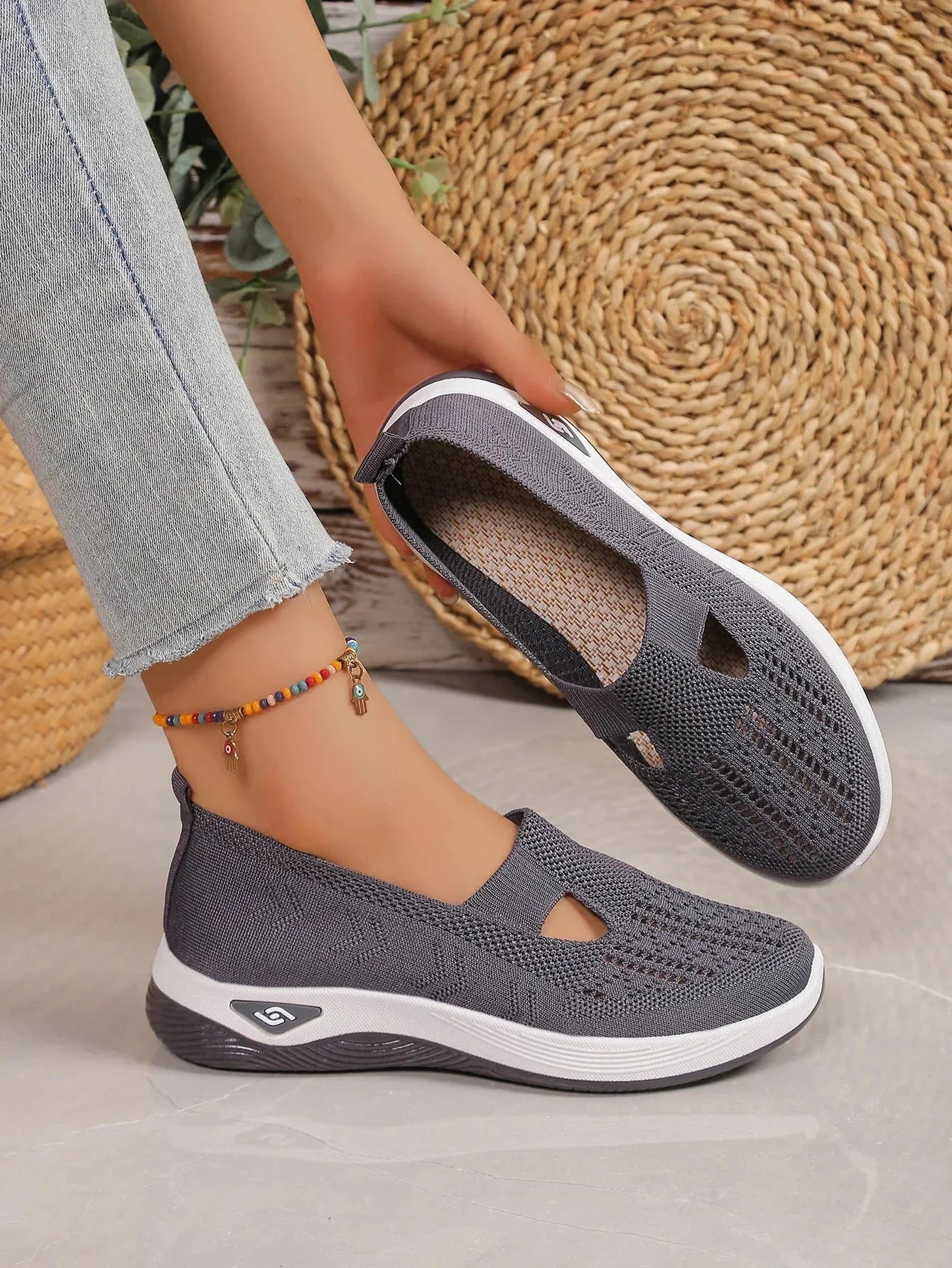 Breathable Slip-On Trainers