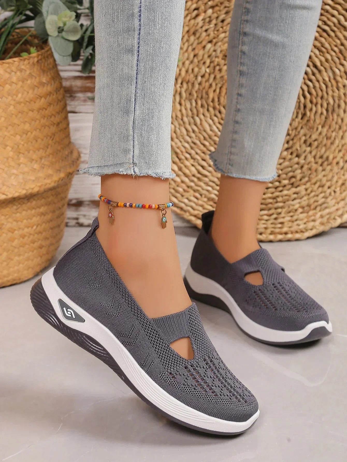 Breathable Slip-On Trainers