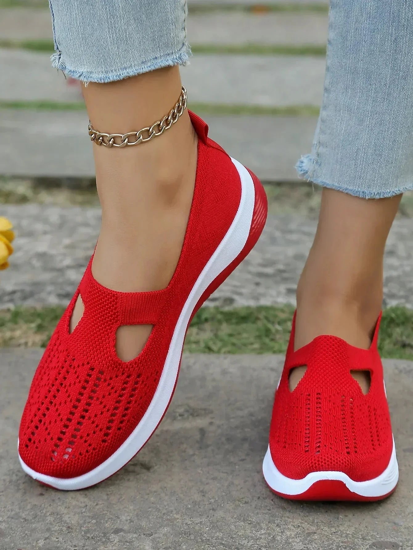 Breathable Slip-On Trainers