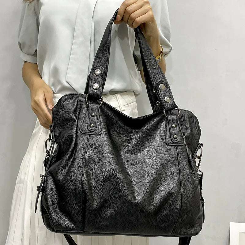 Large Multi-Pocket Tote Bag