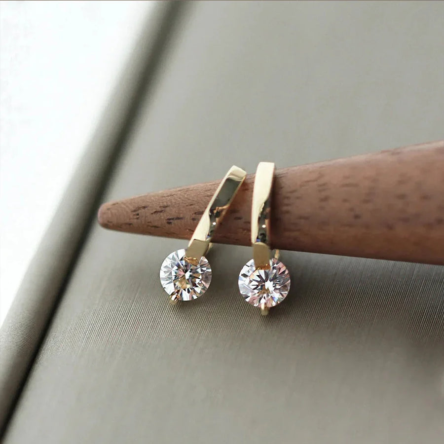 Sparkling Cubic Zirconia Earrings