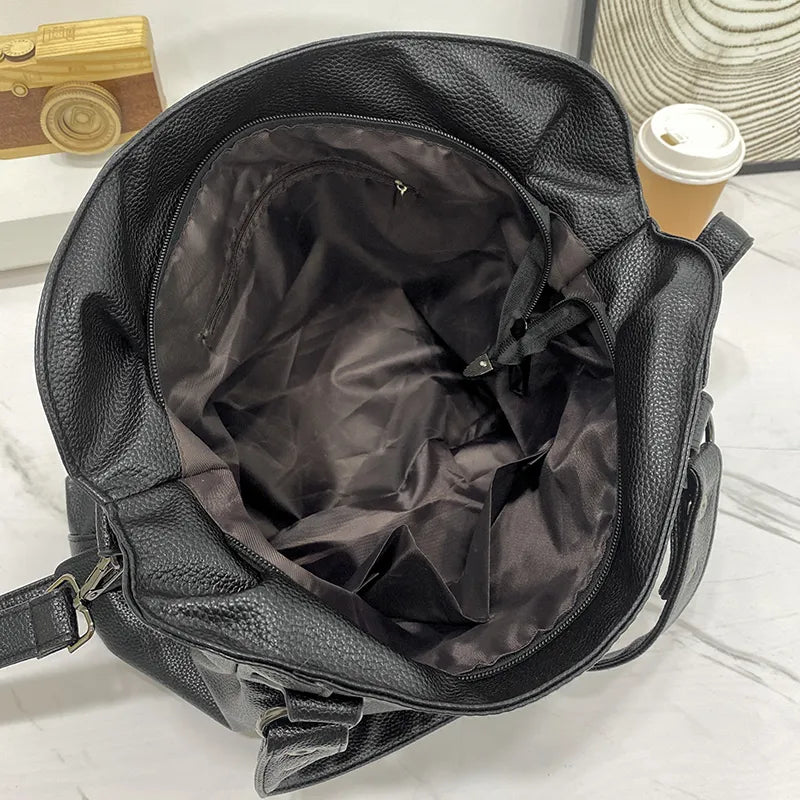 Large Multi-Pocket Tote Bag