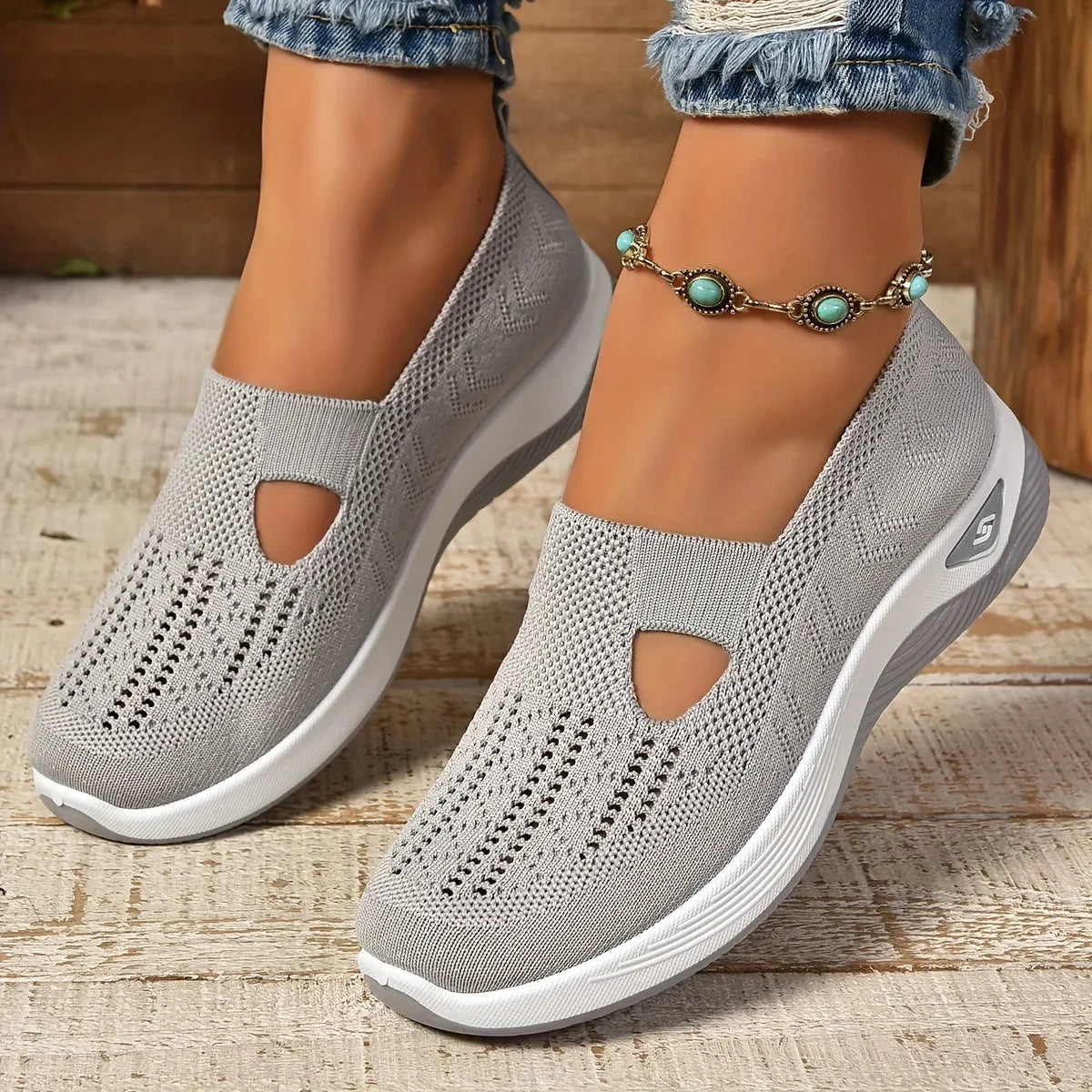 Breathable Slip-On Trainers