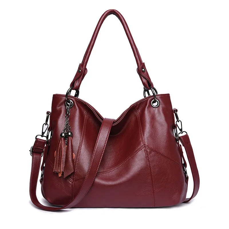 Structured Vegan Leather Handbag