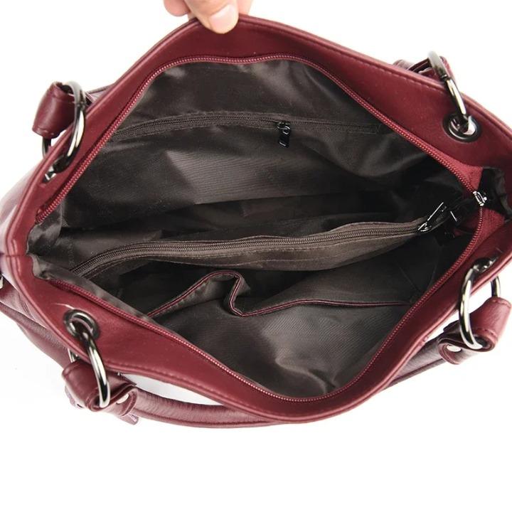 Structured Vegan Leather Handbag