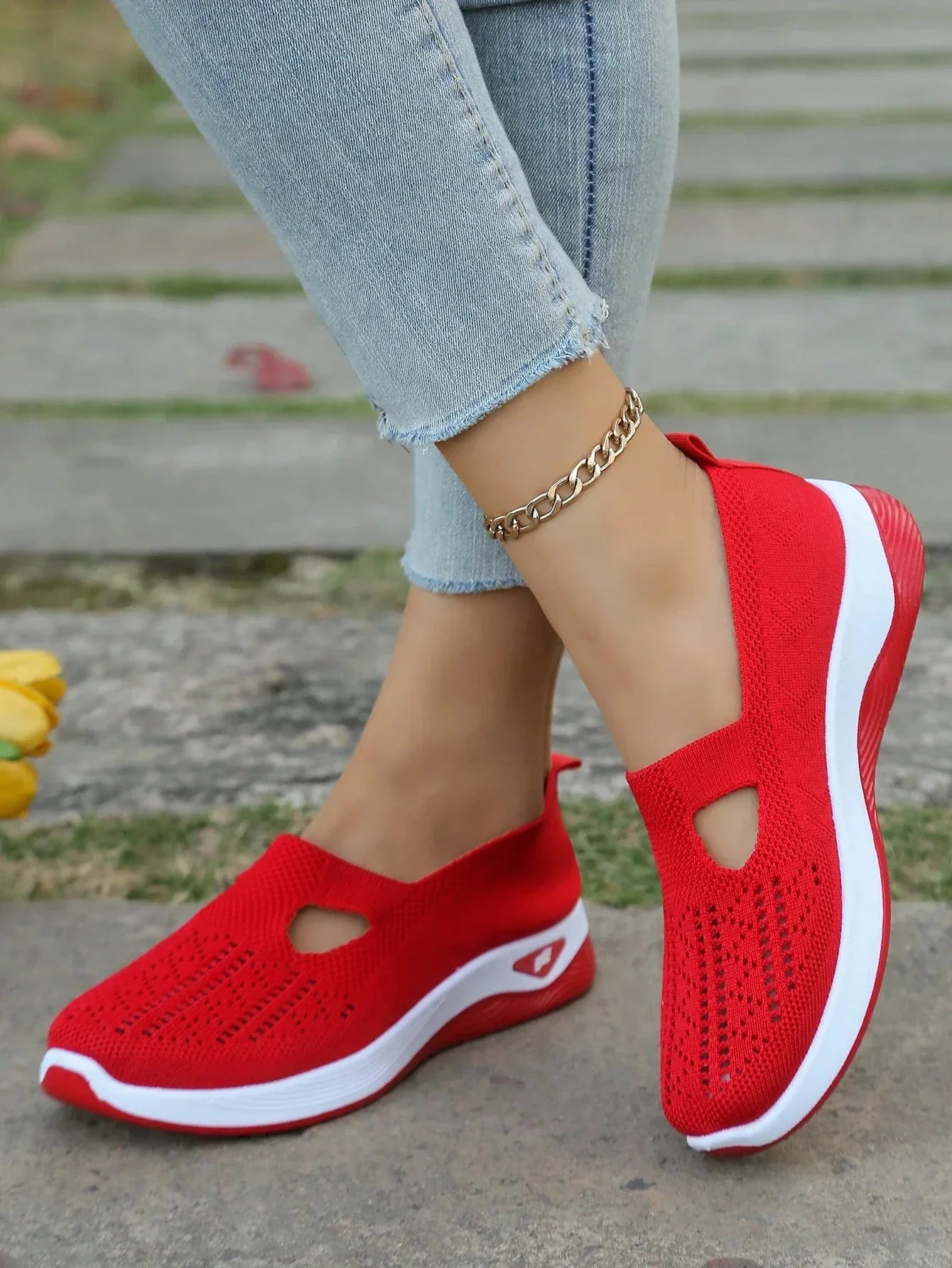 Breathable Slip-On Trainers