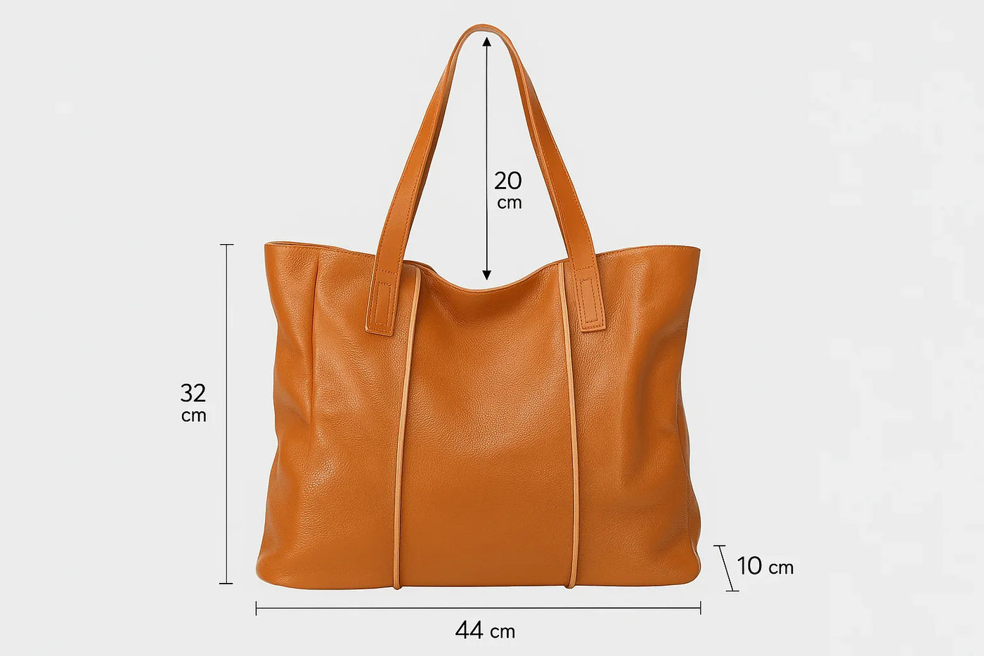 Large Soft Leather Tote