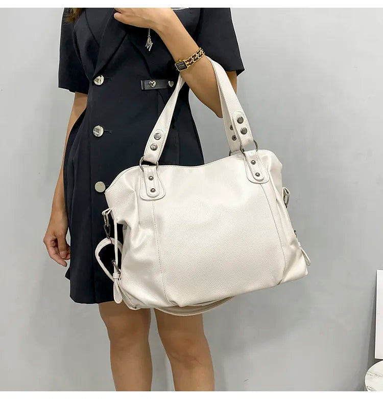 Large Multi-Pocket Tote Bag