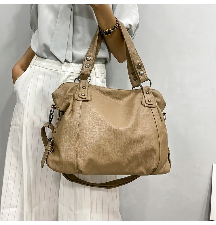 Large Multi-Pocket Tote Bag