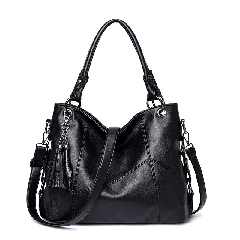 Structured Vegan Leather Handbag