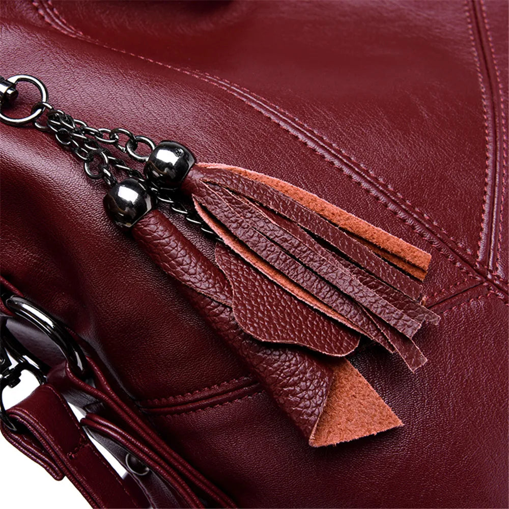 Structured Vegan Leather Handbag