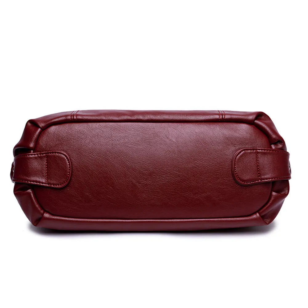 Structured Vegan Leather Handbag
