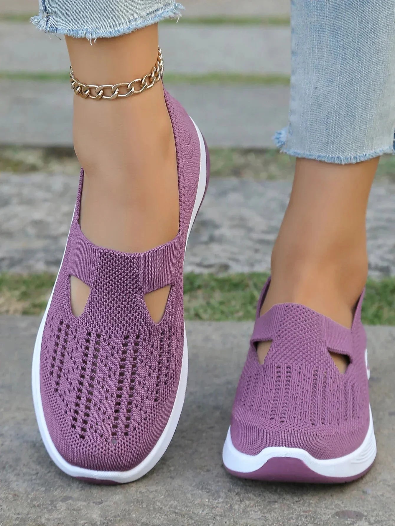 Breathable Slip-On Trainers