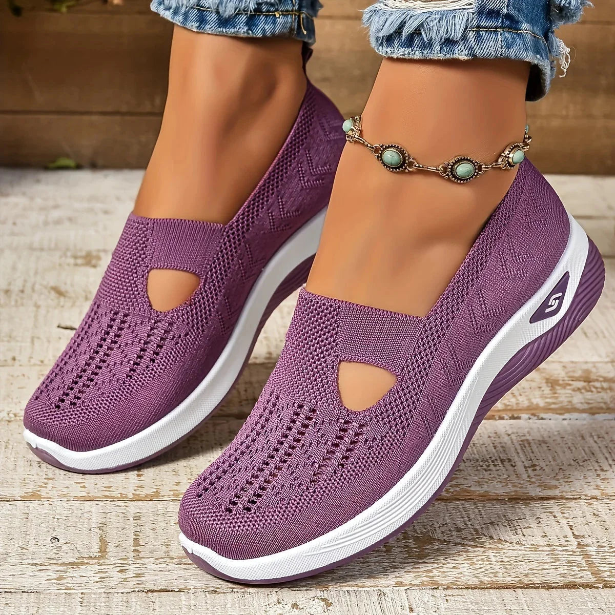 Breathable Slip-On Trainers