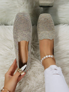 Breathable Knit Loafers