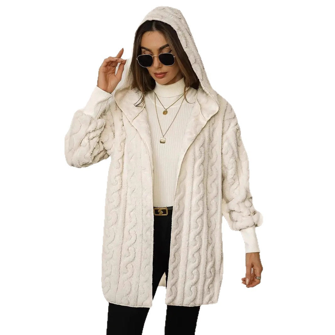 Zip-Up Longline Cardigan