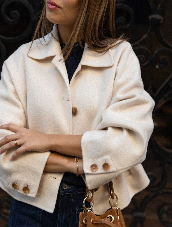 Cropped Wool Jacket