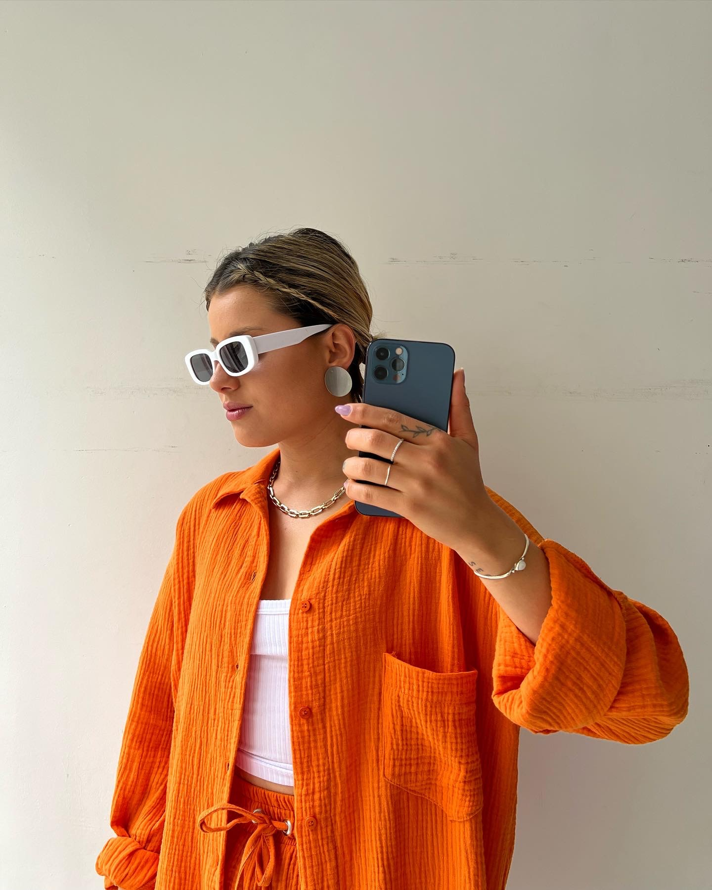 Long-Sleeve Shirt and Shorts Set