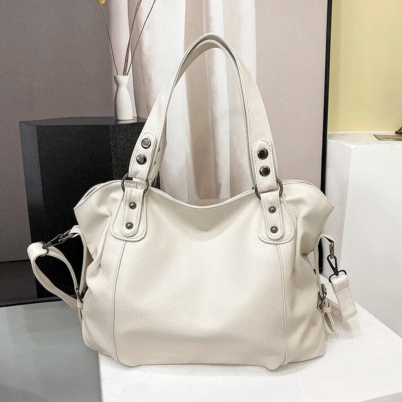 Soft Faux Leather Tote
