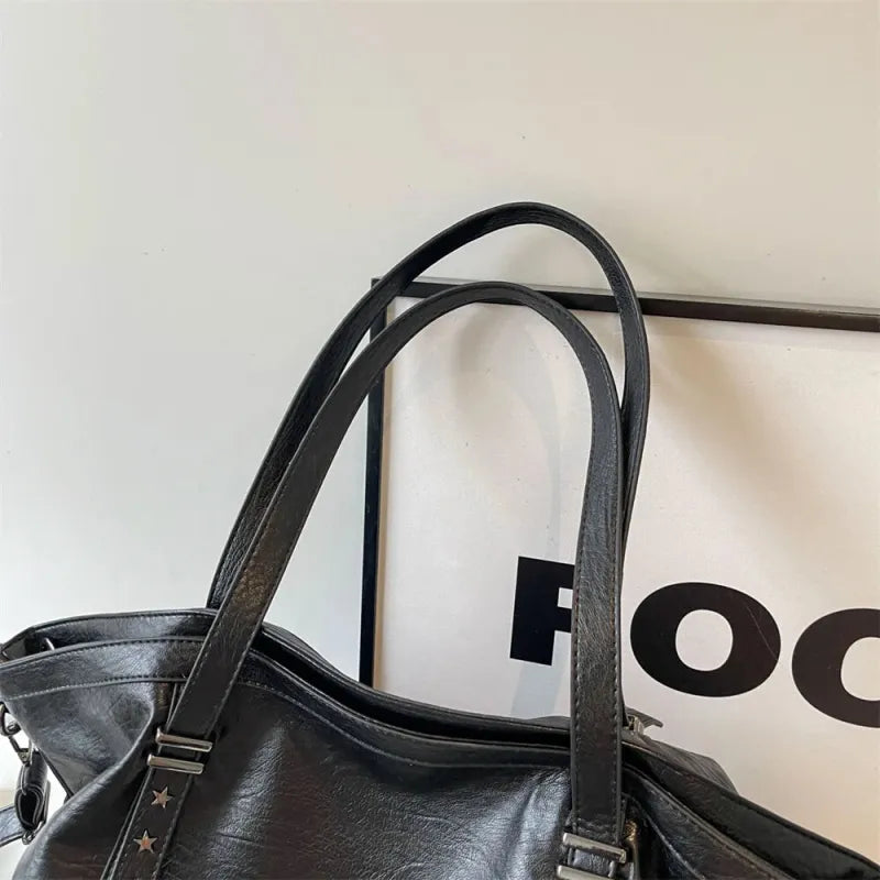 Large Soft Crossbody Tote Bag