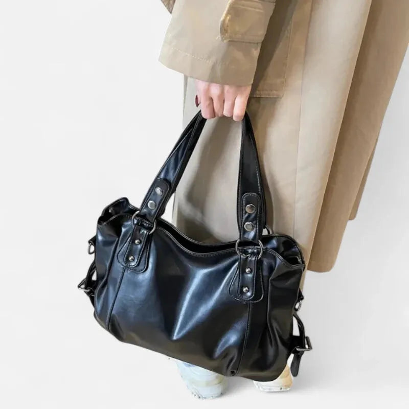 Large Soft Retro Shoulder Bag