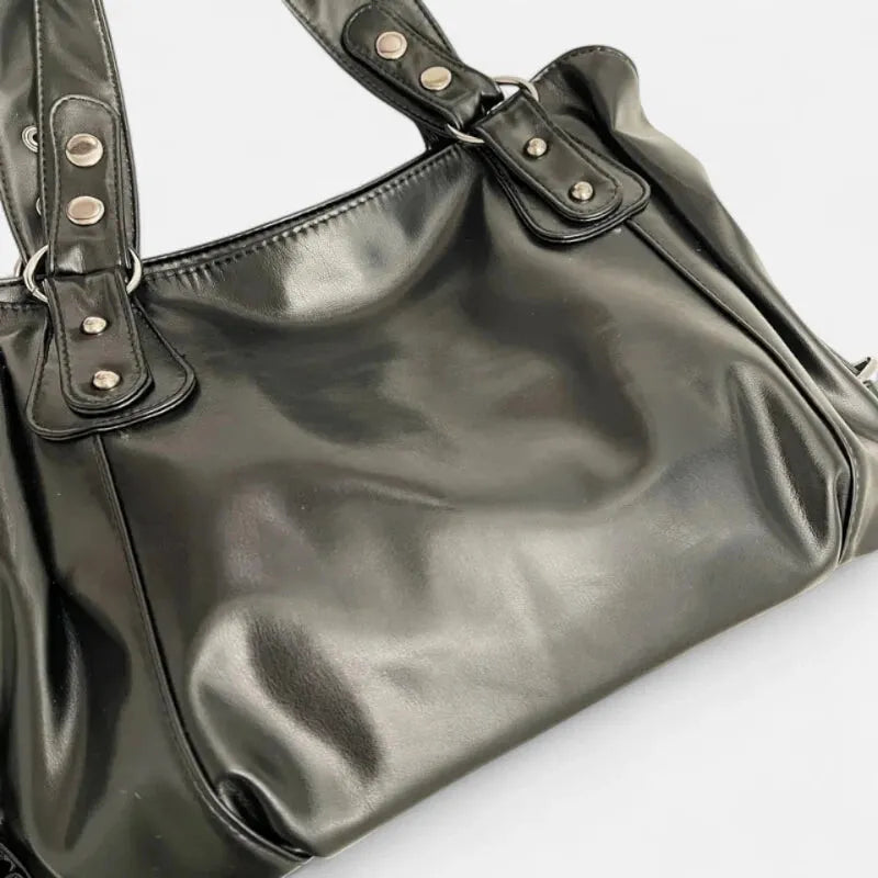 Large Soft Retro Shoulder Bag